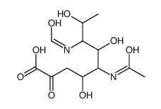 5-N-acetyl-7-N-formylpseudaminic acid结构式