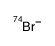 bromine-75(1-) Structure