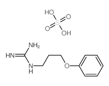 Guanidine,N-(3-phenoxypropyl)-, sulfate (2:1) Structure