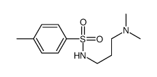 N-[3-(Dimethylamino)propyl]-4-methylbenzene-1-sulfonamide结构式