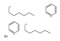 diheptyl(diphenyl)stannane Structure