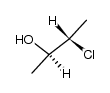 (2R,3S)-3-chlorobutan-2-ol Structure