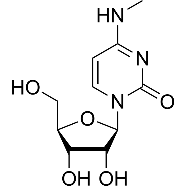 Cytidine, N-methyl- Structure