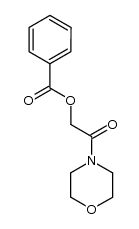 2-morpholino-2-oxoethyl benzoate结构式