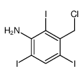 3-(chloromethyl)-2,4,6-triiodoaniline Structure