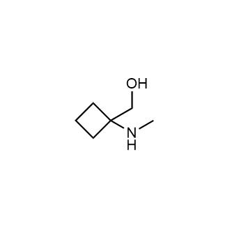 (1-(甲氨基)环丁基)甲醇结构式