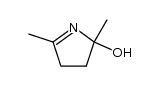 2,5-dimethyl-3,4-dihydro-2H-pyrrol-2-ol Structure