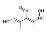 N-[4-(hydroxyamino)-3-nitrosopent-3-en-2-ylidene]hydroxylamine Structure