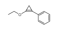 1-ethoxy-2-phenylcyclopropene Structure