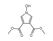 dimethyl 1-hydroxy-3,4-pyrroledicarboxylate结构式