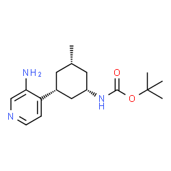 [(1S,3R,5S)-3-(3-氨基吡啶-4-基)-5-甲基环己基]氨基甲酸叔丁酯图片