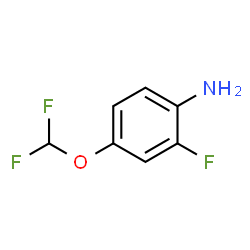 3-二氟甲氧基-4-氟苯胺结构式