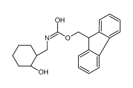 (1R,2S)-反式-2-(Fmoc-氨甲基)环己醇结构式