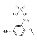 4-methoxy-1,3-phenylenediamine sulfate hydrate structure