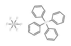 TETRAPHENYLPHOSPHONIUM HEXAFLUOROANTIMONATE structure