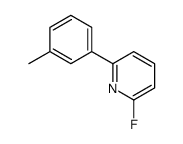 2-FLUORO-6-M-TOLYLPYRIDINE结构式