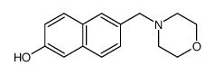 6-(morpholin-4-ylmethyl)naphthalen-2-ol Structure