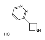 3-(azetidin-3-yl)pyridazine hydrochloride结构式