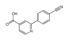 2-(4-cyanophenyl)pyridine-4-carboxylic acid Structure