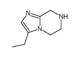 Imidazo[1,2-a]pyrazine, 3-ethyl-5,6,7,8-tetrahydro- (9CI)结构式