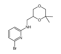 6-bromo-N-((6,6-dimethyl-1,4-dioxan-2-yl)methyl)pyridin-2-amine Structure