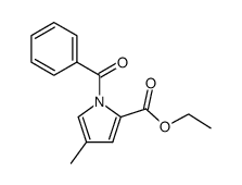 ethyl 1-benzoyl-4-methyl-1H-pyrrole-2-carboxylate Structure