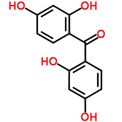 2,2',4,4'-四羟基二苯甲酮结构式