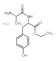 H-Ala-Tyr-OEt · HCl Structure