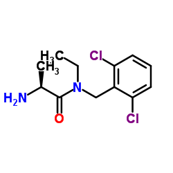 N-(2,6-Dichlorobenzyl)-N-ethyl-L-alaninamide结构式