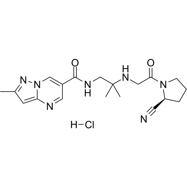 Anagliptin hydrochloride结构式