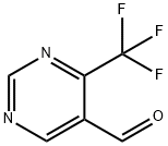 4-Trifluoromethyl-pyrimidine-5-carbaldehyde Structure