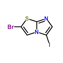 2-Bromo-5-Iodoimidazo[2,1-B]Thiazole structure