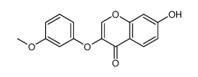 7-hydroxy-3-(3-methoxyphenoxy)chromen-4-one Structure