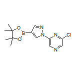 1-(6-Chloro-2-pyrazinyl)pyrazole-4-boronic Acid Pinacol Ester Structure
