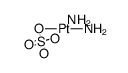 diamine platinum sulfate Structure