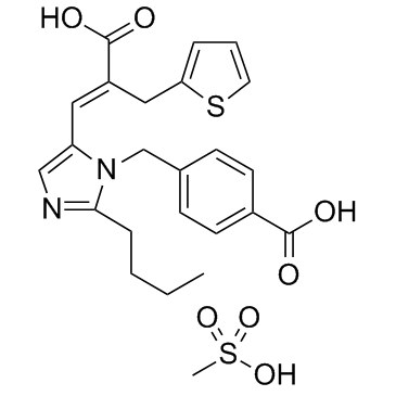 Eprosartan mesylate Structure