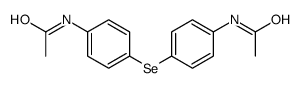 N-[4-(4-acetamidophenyl)selanylphenyl]acetamide Structure