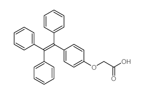 2-(4-(1,2,2-triphenylvinyl)phenoxy)acetic acid structure