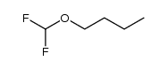 butyl-difluoromethyl ether Structure