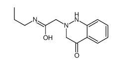 2-(4-oxo-1,3-dihydrocinnolin-2-yl)-N-propylacetamide结构式