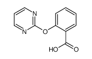 2-pyrimidin-2-yloxybenzoic acid structure