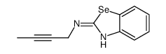 N-but-2-ynyl-1,3-benzoselenazol-2-amine结构式