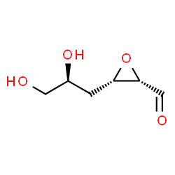 D-lyxo-Hexose, 2,3-anhydro-4-deoxy- (9CI) structure