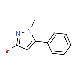 3-Bromo-1-methyl-5-phenyl-1H-pyrazole Structure