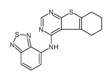 N-(2,1,3-benzothiadiazol-4-yl)-5,6,7,8-tetrahydro-[1]benzothiolo[2,3-d]pyrimidin-4-amine结构式