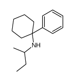 N-butan-2-yl-1-phenylcyclohexan-1-amine Structure