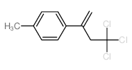 1-methyl-4-(4,4,4-trichlorobut-1-en-2-yl)benzene Structure