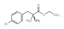 ALANINE, 3-(P-BROMOPHENYL)-2-METHYL, ETHYL ESTER Structure