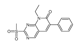 Pyrido[2,3-d]pyrimidin-7(8H)-one,8-ethyl-2-(methylsulfonyl)-6-phenyl- picture