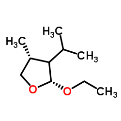 Furan, 2-ethoxytetrahydro-4-methyl-3-(1-methylethyl)-, (2R,4R)-rel- (9CI) picture